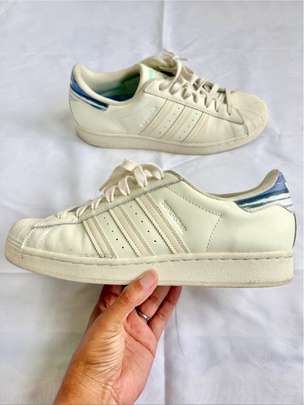Adidas Superstar 'Seaview' (GZ3704) White Sneaker | Men's Size 10.5